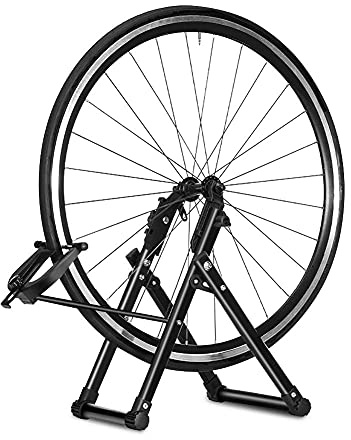 Centreur de Roue Vélo, Supports de Roue de Vélo en Alliage D'aluminium Pied de Centrage pour Réparation de Vélos