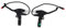 Tissting 1 Paar E-Bike Bremshebel mit wasserdichte Stecker, 22,2mm 2 Polig Aluminiumlegierung Links Rechts Universal Bremsgriff für 12–72V Elektroroller, Ebike, E-Scooter