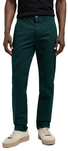 Lee Jeans da Uomo Regular Chino, Regular Straight Fit, Straight Leg, Jade Forest, 46 IT (32W/32L)