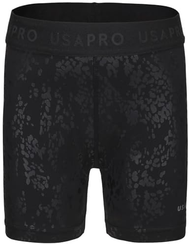 USA Pro Girls 3 Inch Training Shorts Junior Animal 11-12 Years