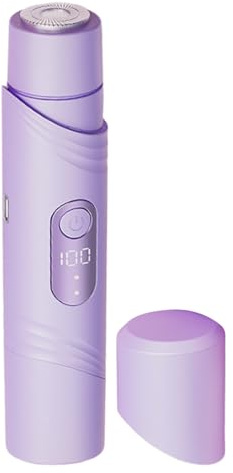 Afeitadora eléctrica para mujer, afeitadora de axilas, recortadora de bikini 2 en 1, recortadora de doble cabeza con pantalla digital LCD, recargable e impermeable, bikini personal de privacidad para