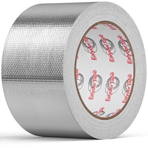 Aluminium Foil Heat Shield Tape 75mm x 24.9m Fiberglass Thermal Insulation | Fiberglass backed aluminum foil tape for pipes, ducts, exhaust & HVAC. Thermal insulation reflective for high temp protection