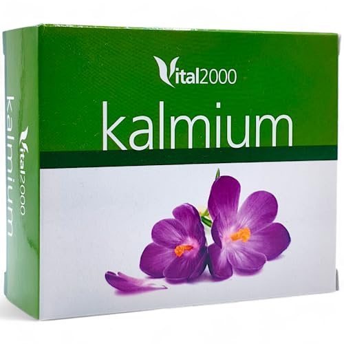 Vital 2000 Kalmium 60 Comprimidos - Con Azafrán, Pasiflora, Valeriana, Vitaminas B3 y B5 - Contribuye al Bienestar General