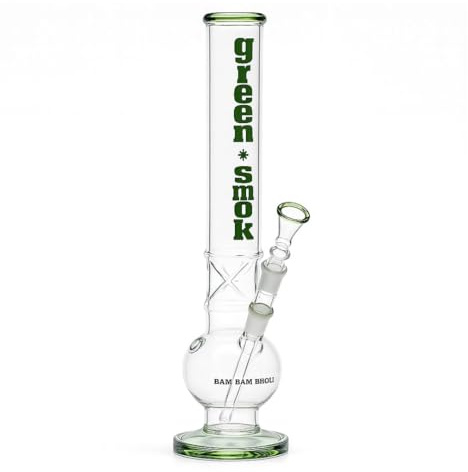 Weedness Borr i Glas 18,8 mm Ø 50 mm 44 cm Hög Rök Grön - Is Borr Is Tillbehör Borr Perkolator Glas Borr