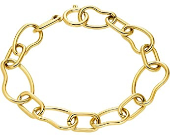 s.Oliver armband rostfritt stål dam, armsmycke, 21 cm, levereras i smyckespresentask, 21, Rostfritt stål, Utan