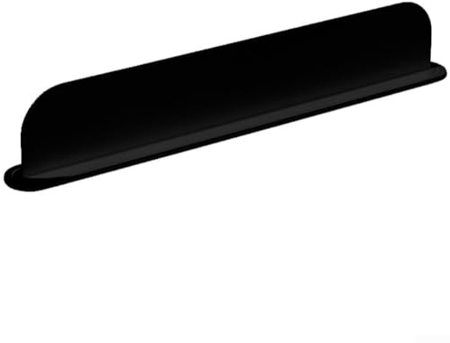 EasyByMall Paraspruzzi Lavello Cucina, Paraspruzzi In Silicone Per Lavello, Paraspruzzi Riutilizzabile, 49 X 5 X 8,5 Cm, Deflettore Per Lavare I Piatti, Per Cucina (nero)