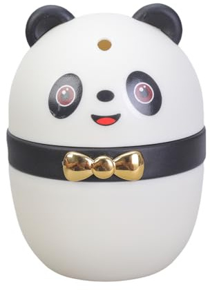 Porte-cure-dents avec motif panda amusant - Utilisation simple - Idéal pour les repas familiaux et les restaurants