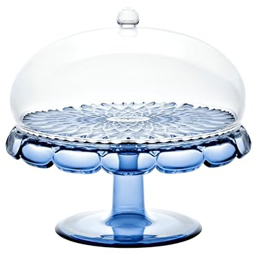 Guzzini Alzata con Campana Vanity Bio-Based D 30 Cm Blu