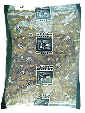 Casa Gispert - Pipas de Calabaza Peladas - Semillas de Calabaza - Sin Gluten, Vegano - 500gr