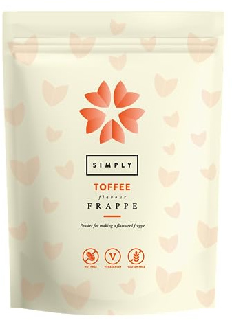 Simply Toffee Frappe Powder, Nut Free & Gluten Free Frappe Powder for Iced Drinks (1 Kg)