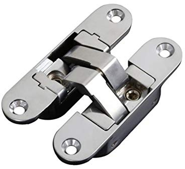 ZZYUBB in Lega di Zinco Cerniere Nascoste Multi Size Cerniere Hardware Invisibile A Scomparsa Pieghevole Cerniera con Vite for Mobili (Color : 95x23mm Right Open)