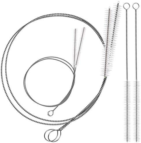 6 pezzi Cannuccia Spazzole Detergenti Spazzola Bottiglia Scovolino Cannucce Spazzolino per Bottiglie per Pipa Tastiera Provetta Bocca di Bollitore Lavandino Bottigliette