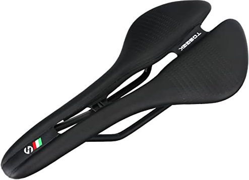 Bicycle Seat for Men Women Soft Bicycle Saddle with Shock Absorbing Ergonomic Breathable Waterproof Bicycle Saddle Fit for MTB Road Exercise Trekking Folding Cruiser Bikes,Black