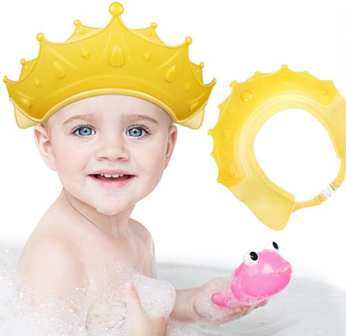 AiQInu Haarwaschhilfe Kinder, Duschhaube Kinder, Kinder Haare Waschen Schutz, Baby Shampoo Schutz