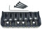 KAISH Schwarze 6-saitige Oder 7-saitige Gitarre Mit Fester Brücke, E-Gitarre, Hardtail-Brücke Für Strat/Tele-Gitarren Gitarrenbrücke (Color : 7 String Model)