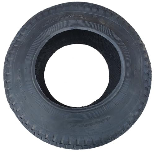 Decke für Schubkarre Reifen, ohne Schlauch, Schubkarrenmantel, Sackkarren, Schubkarrenschlauch, Schubkarrenreifen Reifen mit Rillenprofil, Ersatzdecke, Decke 2-Gewebelagen (Decke 2-Gewebelagen)