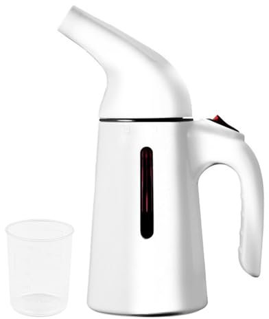 Tiardey Défroisseur Vapeur, Défroisseur Rapide pour Vêtements, Fer à Vapeur Portable de 700 Watts pour Vêtements pour La Maison, Le Bureau Et Les Voyages - Blanc