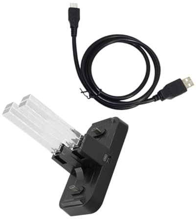 Housoutil Dock Di Ricarica Per Stazione Di Ricarica Rapida A 4 Slot Con Indicatore Led