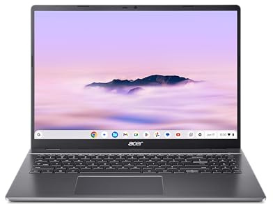 acer Chromebook Plus 516, CB516-1H Ultrabook/Laptop, Chromebooks, 16 WUXGA 1920 x 1200 60Hz, Intel® Core 7 150U, 16GB RAM, 512GB SSD, Intel® Graphics, ChromeOS, Grey