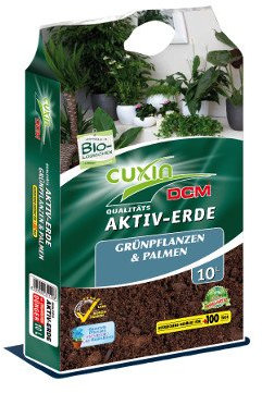 Terra attiva per piante verdi e palme