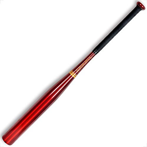 Baseballschläger, Baseball Schläger Aluminiumlegierung Baseballschläger Alu mit Gummigriff 32 (Rot)