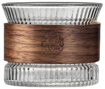 Vnnigmn Verre à Thé Transparent en Cristal Style Japonais, Gobelet en Cristal pour Vin Cocktail Bière Jus Verre à Whisky Tasses à Saké Chaud/Froid, 130ml (B)