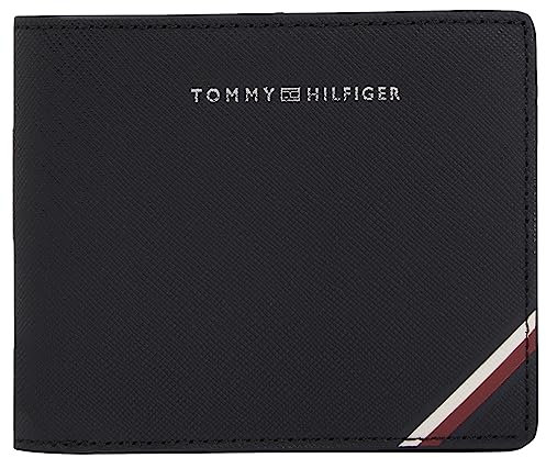 Tommy Hilfiger Th Central Cc And Coin Geldbörsen, Herren, Schwarz (Black), Os