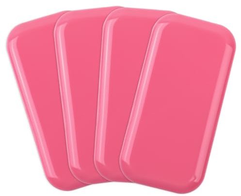 COMNICO 4PCS Silicone Lash Pads Reusable False Eyelash Holder Pallet for Eyelash Extensions Loose Lash Sticky Washable Grafting Gasket Pallet Tools for Women and Lash Extension Supplies Tools