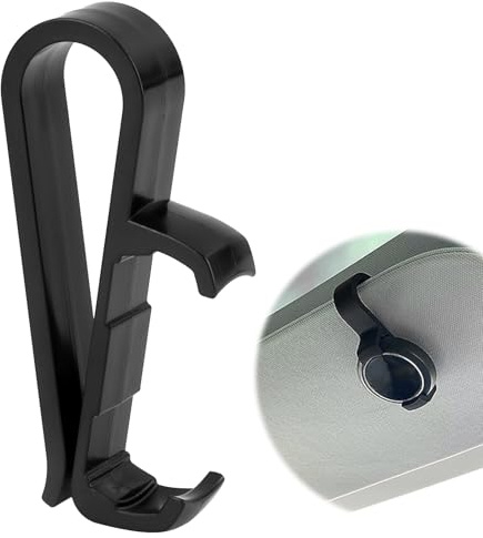 Soporte de parasol compatible con OOONO Co Driver No.1, soporte para avisador de radar automático, instalación fácil, resistente al calor, universal, pinza resistente para coches