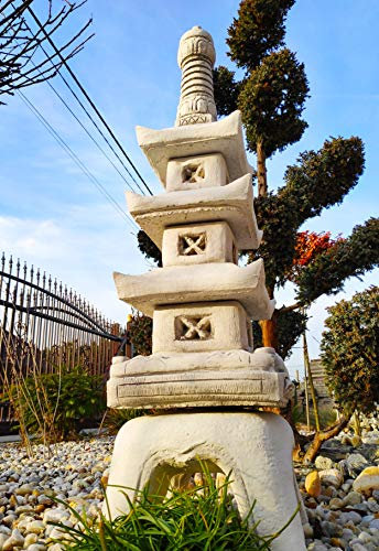 Green Lane Garden Vintage béton/Pierre 6 pièces Pagode Japonaise Sanjū-no-tō 三重 塔/Lanterne h: 96 cm
