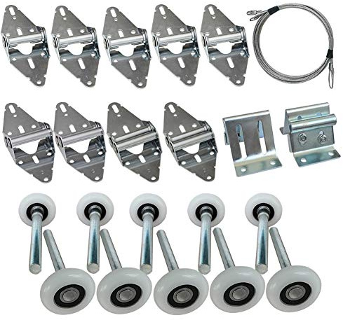 Surpass Garage Door Roller/Hinge/Top Bracket/Wire Rope (for 7' Height Doors)