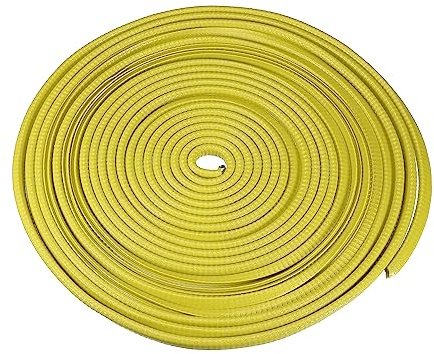 X AUTOHAUX Protection de bord de portière de voiture - 10 m - En forme de U - Universel - Jaune