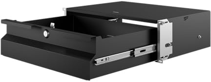 STALFLEX 19 Zoll Fachboden 3HE - 19 Zoll Schublade Server Rack aus Stahl für Netzwerkschrank und Serverschrank - Traglast 25 kg - 320 cm Tiefe - Rack Zubehör