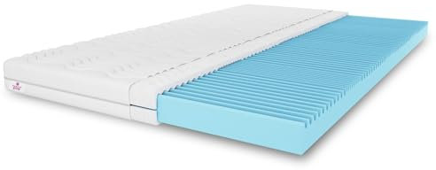 Matratzentopper mit Massageschicht, Matratzenauflage Größe: 200x200x5, Ink. Bezug, Matratzen Topper Frabe: Aloe Vera, mittelhart: H3