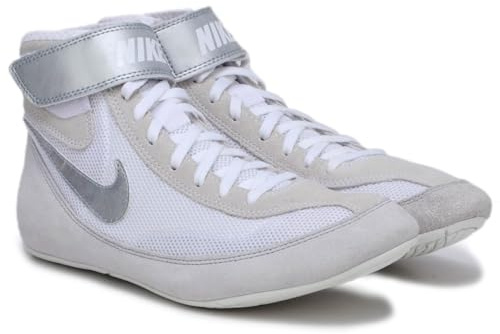 Nike Chaussures de lutte Speedsweep VII, Blanc | Argent, 8.5