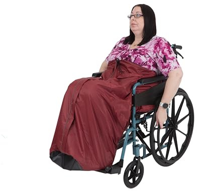 Days Wheelchair Cosy Large Lined Burgundy