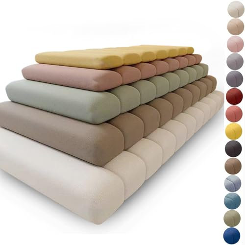 Custom Seat Cushion Bench Indoor Outdoor, Non-Slip Bench Cushion Bench Pad Made to Measure, Washable Seat Cushion Seat Pad Bench for Window Sill Garden Furniture