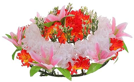 HOLIDYOYO Funebre Artificiali Commemorativa Per Cimitero Decorazione Per Sacrificale Vividamente Per Cerimonie Funebri