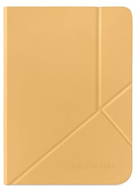Kobo Clara Colour/BW SleepCover Schutzhülle | Buttergelb | Sleep/Wake-Technologie | Integrierter Zwei-Wege-Ständer | Veganes Leder | Kompatibel mit Kobo Clara Colour/BW E-Reader 6 Zoll