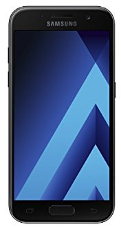 Samsung Galaxy A3 (2017) 16GB 4.7in 13MP SIM-Free Smartphone in Black (Renewed)