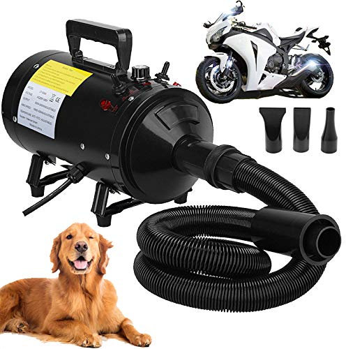 ZanGe Motorcycle Power Dryer, Portable Car Dryer,Bike Dryer Blower&Blaster,Vechicle Dryer and Duster for Detailing,Pet Dog Grooming Dryer- Dry and Dust Inaccessible Areas