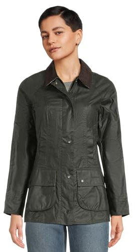 Barbour Womens Barbour Beadnell Wax Jacket Sage 18