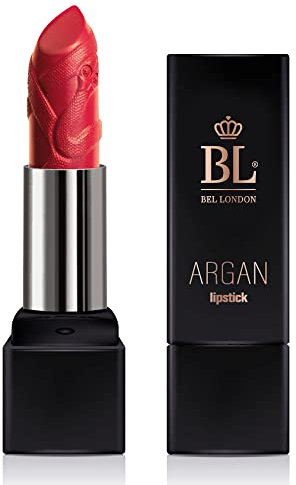 BL Argan Lipstick (Red) - Long Lasting Lipstick for Soft and Kissable Lips - Perfect Lipsticks for Women to Enhance Your Natural Radiance All Day Long