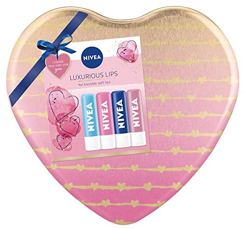NIVEA LUXURIOUS LIPS GIFT SET 4's (PACK OF 1)