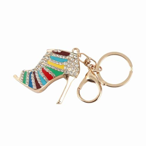 Porte Clef Fille,Porte Cle Chaussure,Porte Clef Femme,Bagues Et Porte-Clés Chaussure,Porte-Clés Femmes,P Porte-Clés Bling Chaussure,Porte-Clés Talon Haut Forme Unique Crl Porte-Clés Pendentif