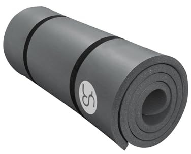 RYTMAT Yogamatta sportmatta 195 × 61 × 2 cm NBR träningsmatta extra tjock träningsmatta halkfri för yoga gym pilates med väska