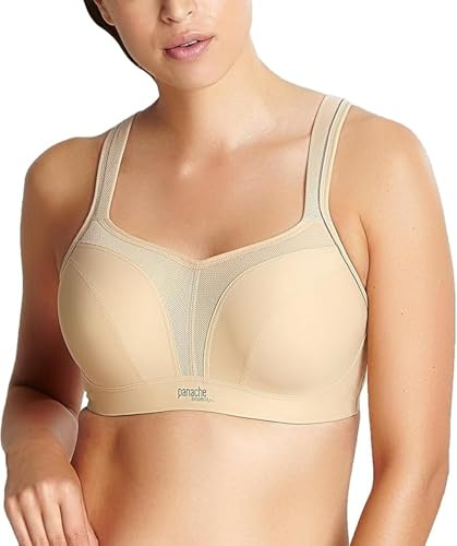 Panache Women's Underwire Sports Bra, Latte, 34GG US