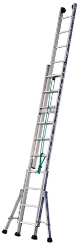 Echelle Platinium à coulisse à corde 2 plans 4.65/8.02m Tubesca