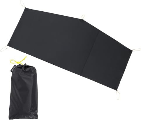 LANSHAN 1-2 Person Ultralight Waterproof Footprint Outdoor Camping Tent Tarp Canopy Blanket Picnic Ground Sheet Mat, Ultralight Tent Fitted, 1 Person