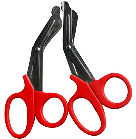 JTKENS - Forbici da 18 cm, impugnatura morbida simmetrica per sabbiatura medica, 30 pezzi